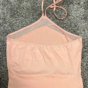 Light pink halter top